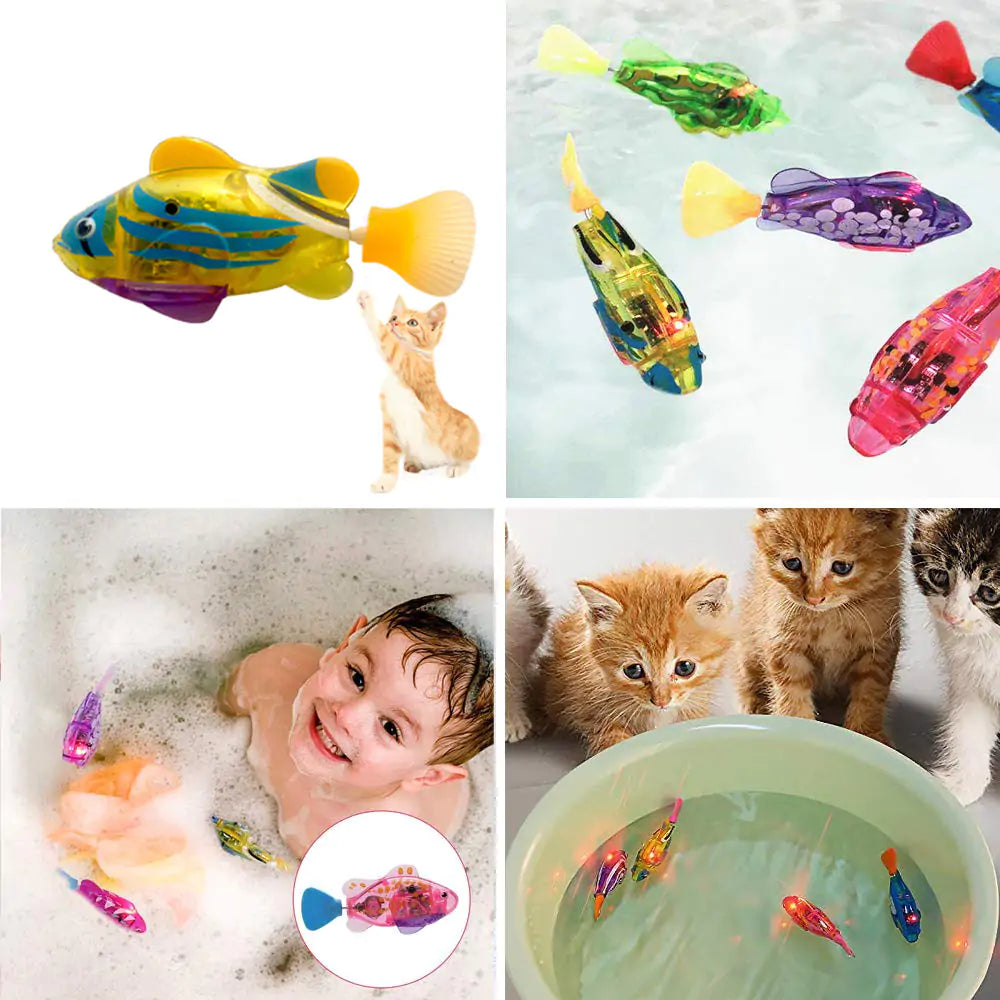 Electronic Fish Swimming Cat Toy